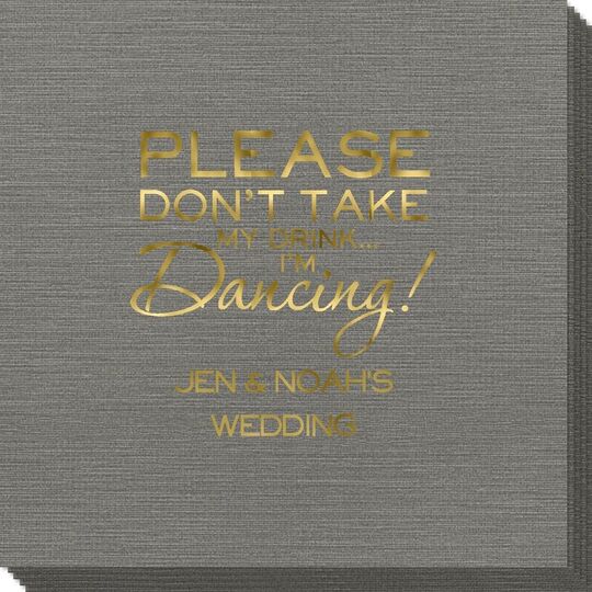 I'm Dancing Bamboo Luxe Napkins